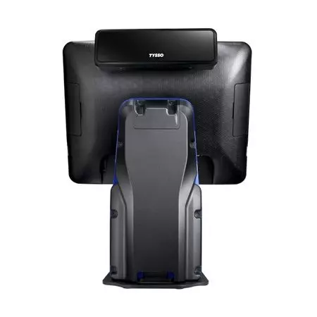 Rear View of AP-5515 POS with Customer Display